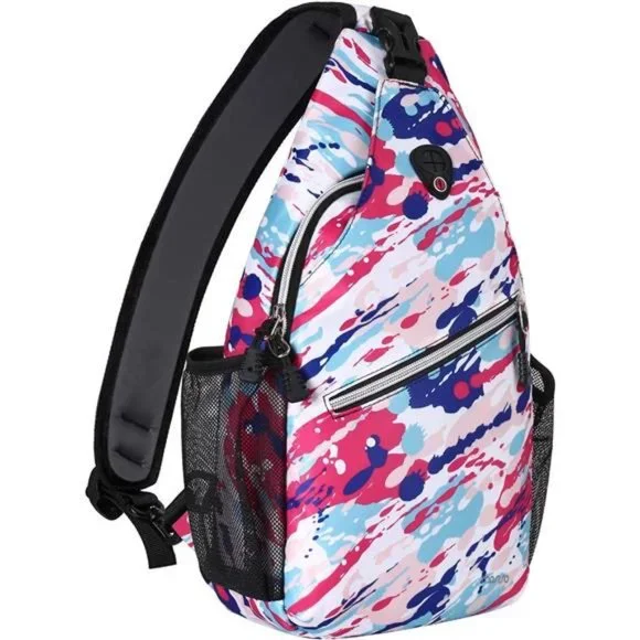 Sling Backpack,Travel Hiking Daypack Pattern Rope Crossbody Shoulder Bag Amazon.com : MOSISO Sling Backpack,Travel Hiking Daypack  main image 4